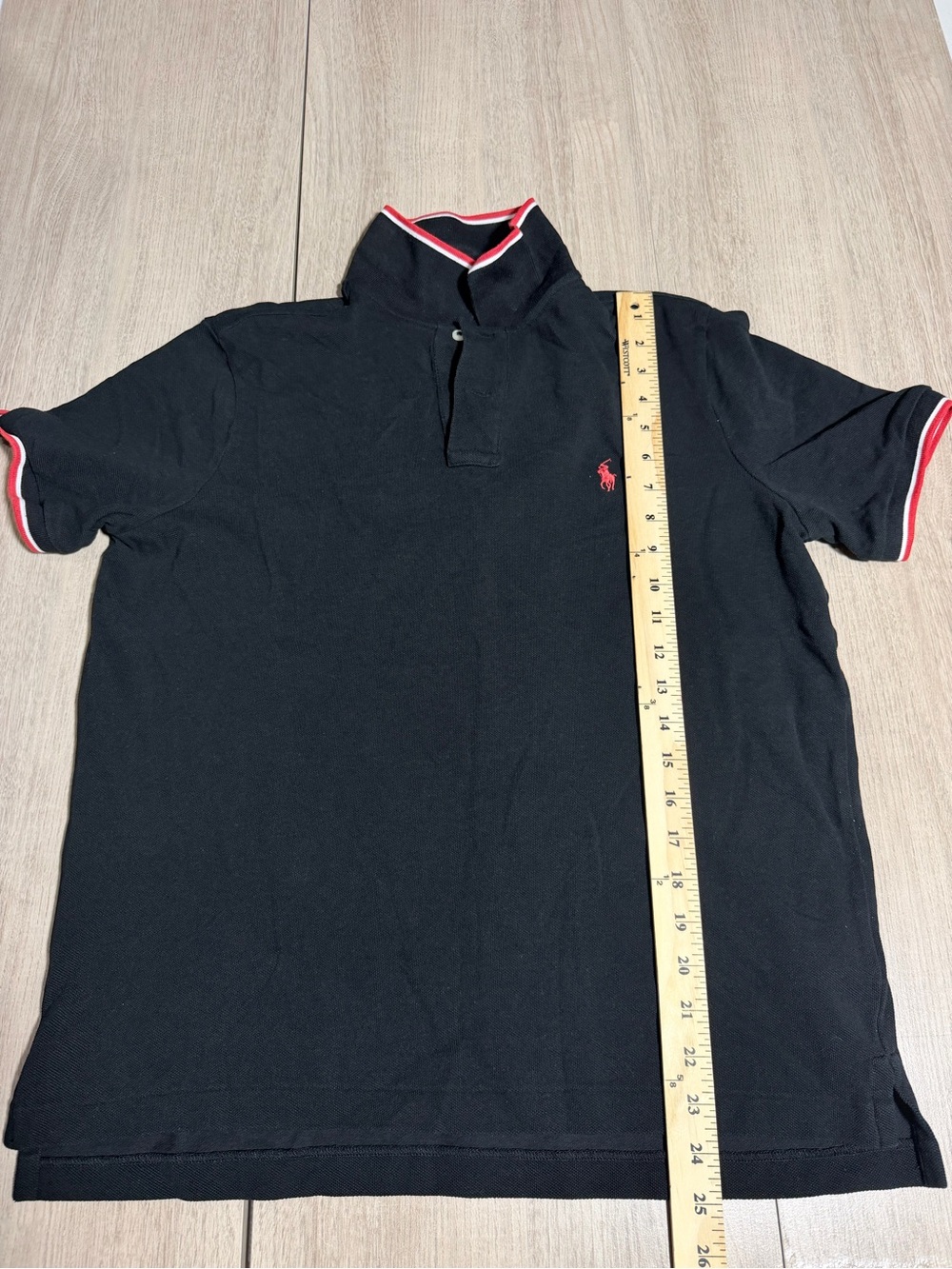 Polo by Ralph Lauren Black Polo with Red Trim